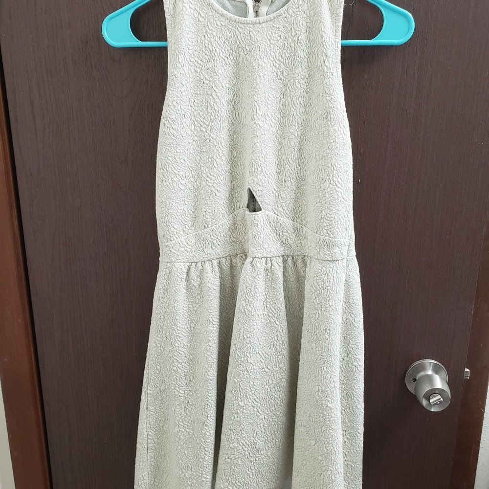 Cream and Silver Dress